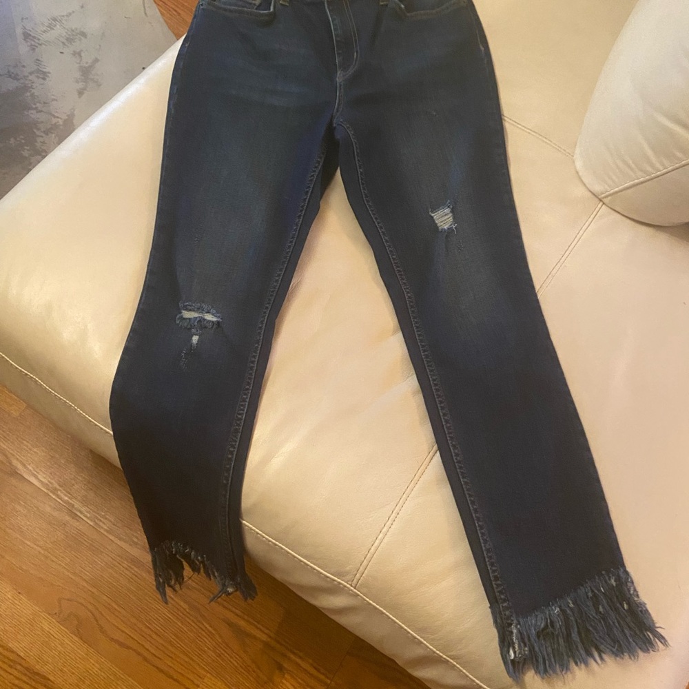 Free People frayed jeans